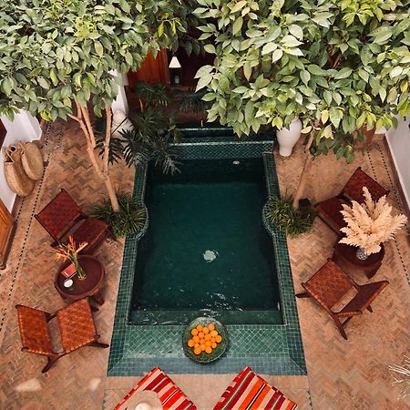 Riad Prive Sadaka Bassin Rooftop Marrakesh Extérieur photo