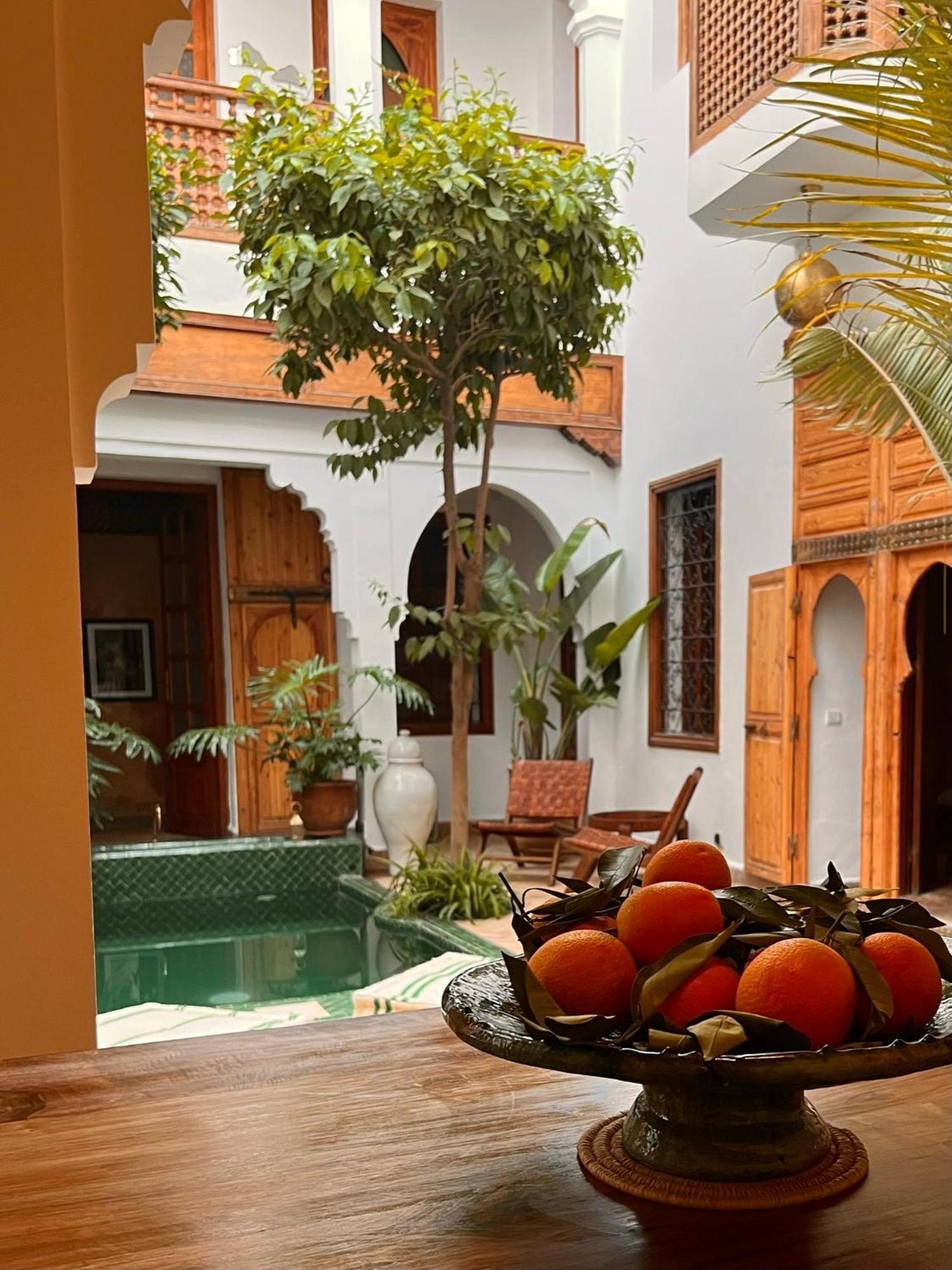 Riad Prive Sadaka Bassin Rooftop Marrakesh Extérieur photo