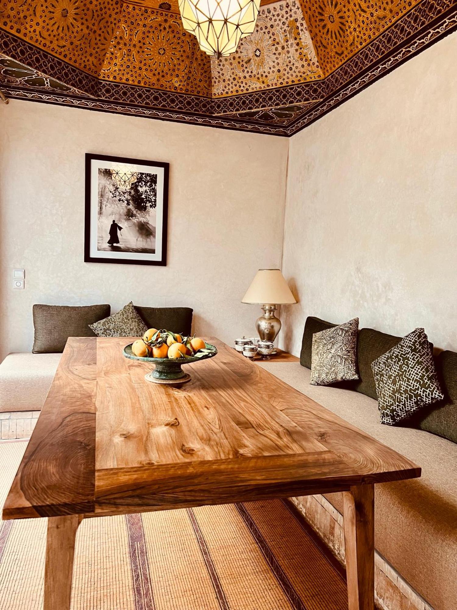 Riad Prive Sadaka Bassin Rooftop Marrakesh Extérieur photo
