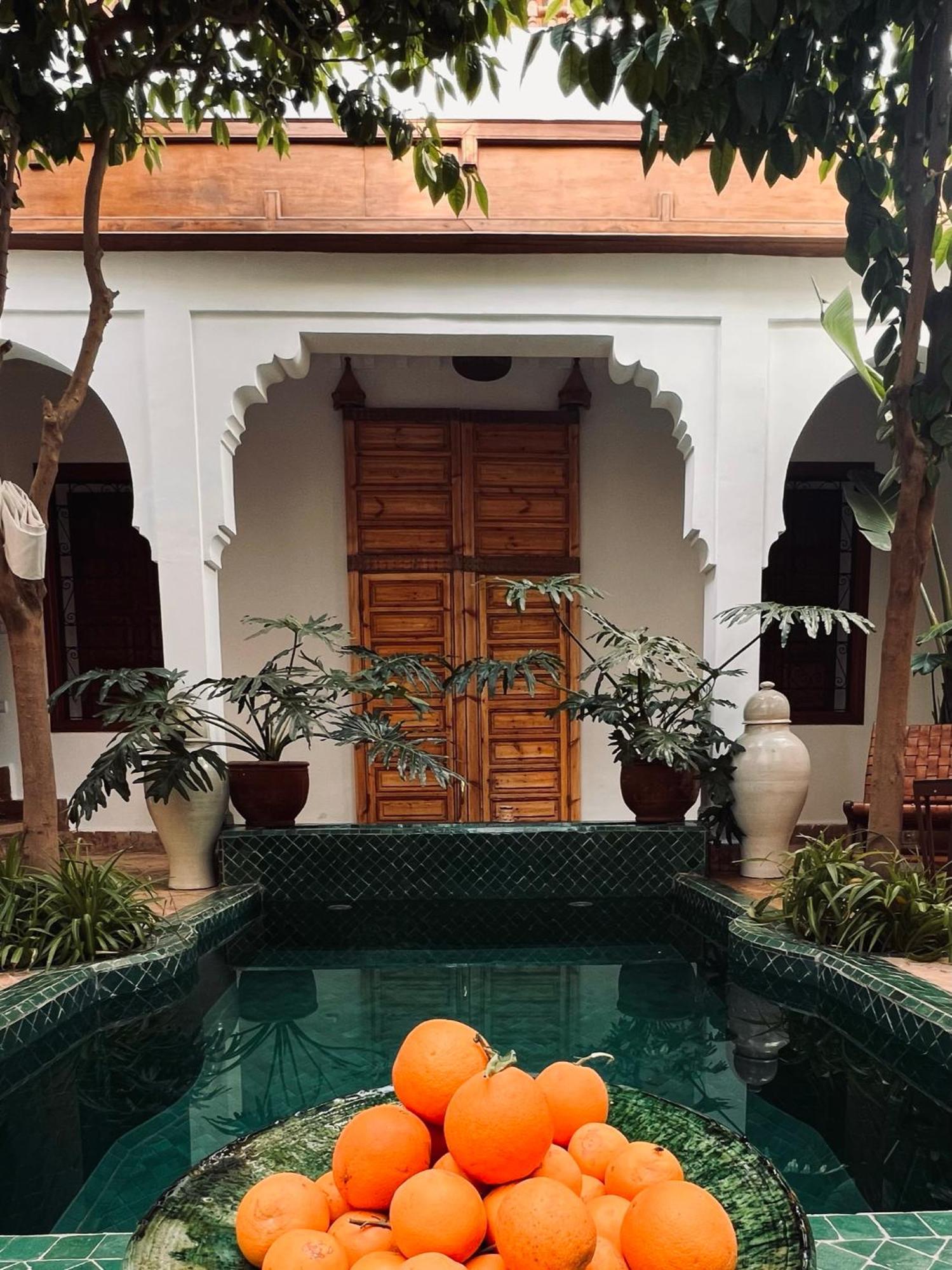 Riad Prive Sadaka Bassin Rooftop Marrakesh Extérieur photo